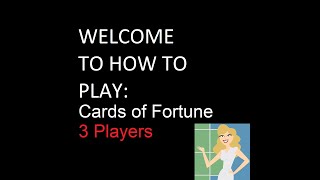How to play Cards of Fortune #cardgames