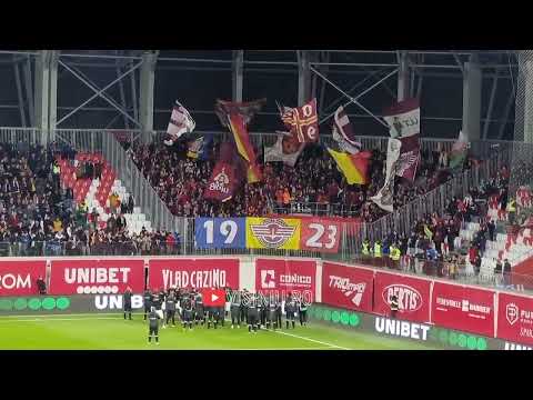 Staff-ul și echipa au protestat 5 minute alături de suporteri | Sepsi - Rapid (10.04.2023)