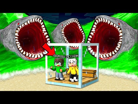 Ho COSTRUITO un BUNKER per SOPRAVVIVERE allo TSUNAMI di BLOOP in MINECRAFT