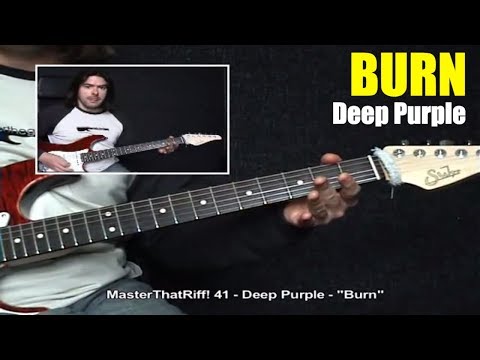 Burn by Deep Purple - Guitar Lesson w/TAB - MasterThatRiff! 41