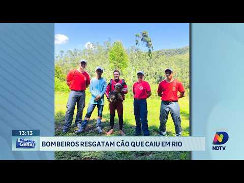 Resgates mobilizam bombeiros em Itajaí e Botuverá