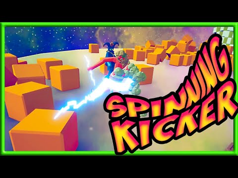 Like A Record! Spinning Kicker vs Every Unit Spinning - TABS Bug DLC +MOD Gameplay