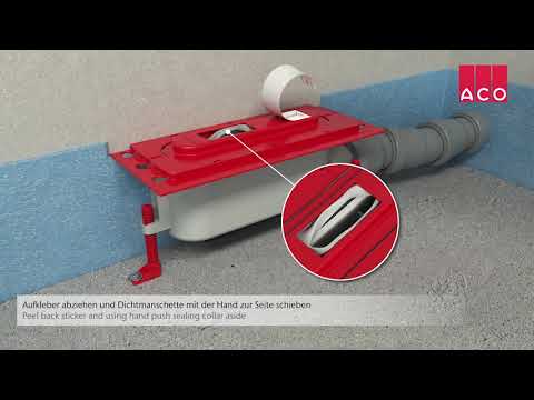 ACO ShowerDrain S+ Duschrinne - Einbauvideo