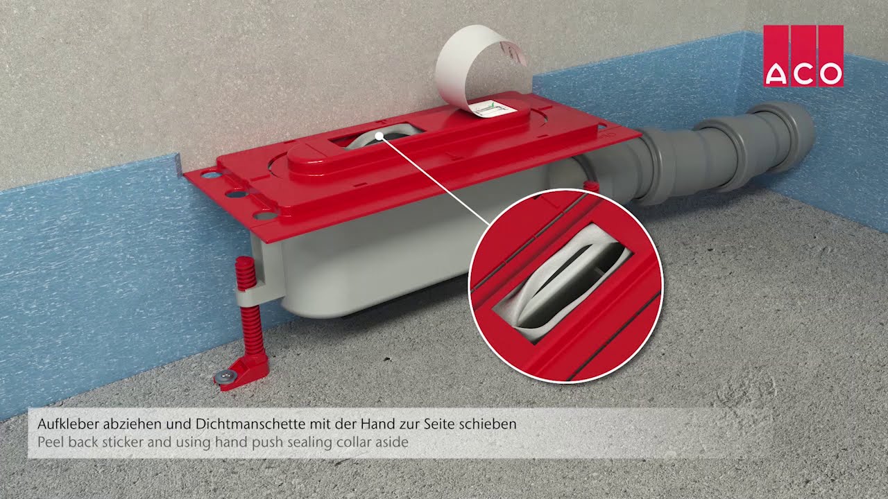 ACO ShowerDrain S+ Einbauvideo