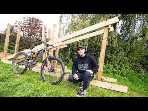 BACKYARD MTB DROP OFF BUILD!!