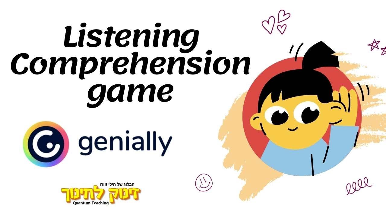 LIstening Game Quiz! Practice listening skills with Genially