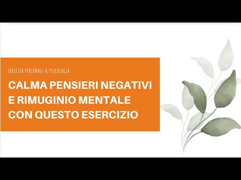 MEDITATION FOR ANXIETY, NEGATIVE THOUGHTS, AND RUMBLING: Meditation against anxiety and panic att...