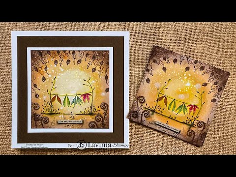 Wonderful Wet Wings with Jo Rice - A Lavinia Stamps Tutorial