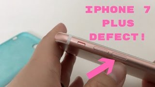 iPhone 7 Plus Volume Down Button Stuck Defect from Manufacturing | Can
