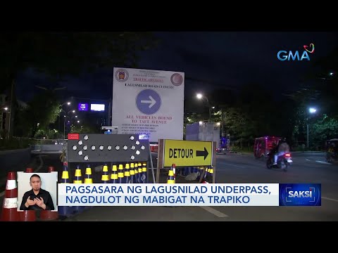 Lagusnilad Underpass, isasara hanggang Setyembre para sa major repairs Saksi