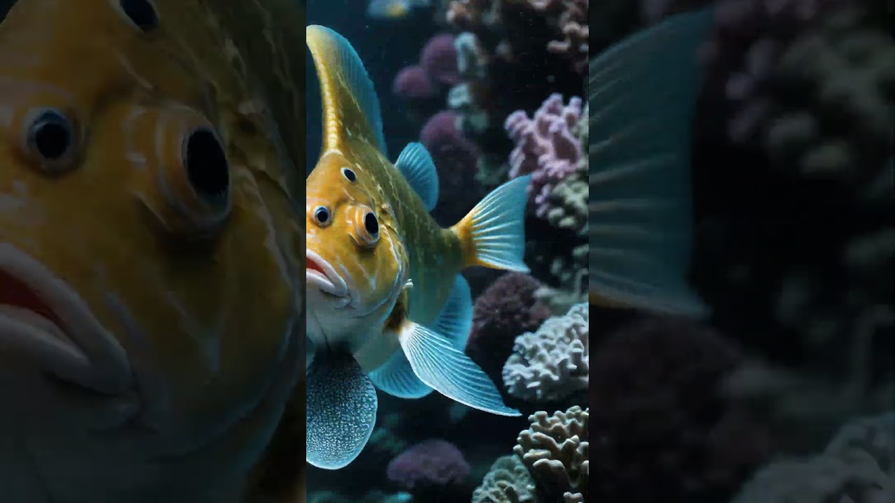 AI Wonderful Journey:From Swimming Fish to Mysterious Deep Sea#aiart  #artisticfantasy #life