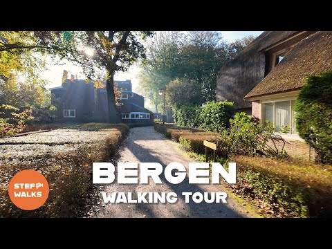 Charming Dutch Art Village - Bergen Walking Tour 4K