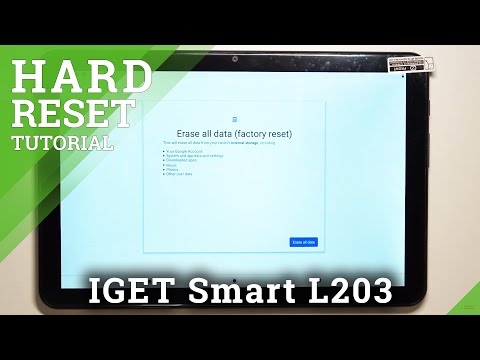 How to Factory Reset IGET Smart L203 – Erase Storage using Settings Menu