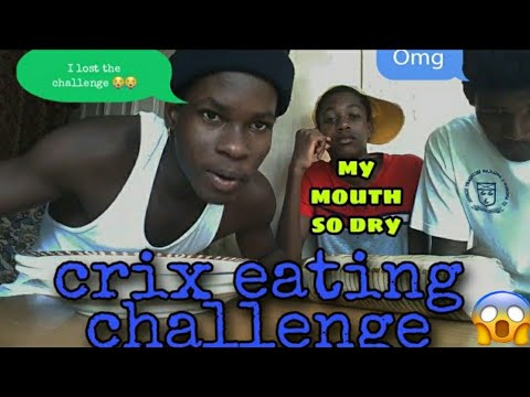 Crix Eating Challenge (No Water) 🇬🇩🇬🇩Caribbean Edition