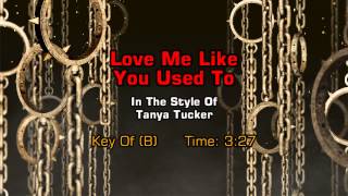 Tanya Tucker - Love Me Like You Used To (Backing Track)