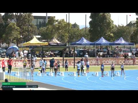 Girls U11 100m Heat 2: 2025/26 State Combined Event Championships
