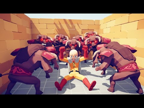 MINOTAUR vs EVERY UNIT in THE SMALL ALLEY | TABS - Totally Accurate Battle Simulator