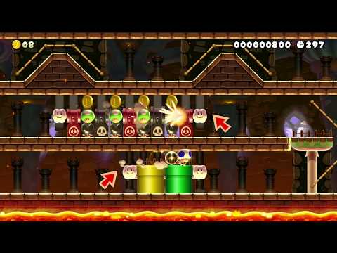 まーきさんとの合作Speed Run ♪【20sec】 by Ĕ/ʍ_じいちゃん★ - Super Mario Maker 2 - No Commentary 1bz