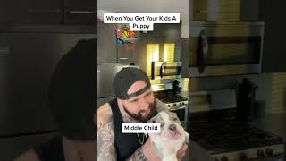 WHEN YOU GET YOUR MIDS A PUPPY!! #Shorts