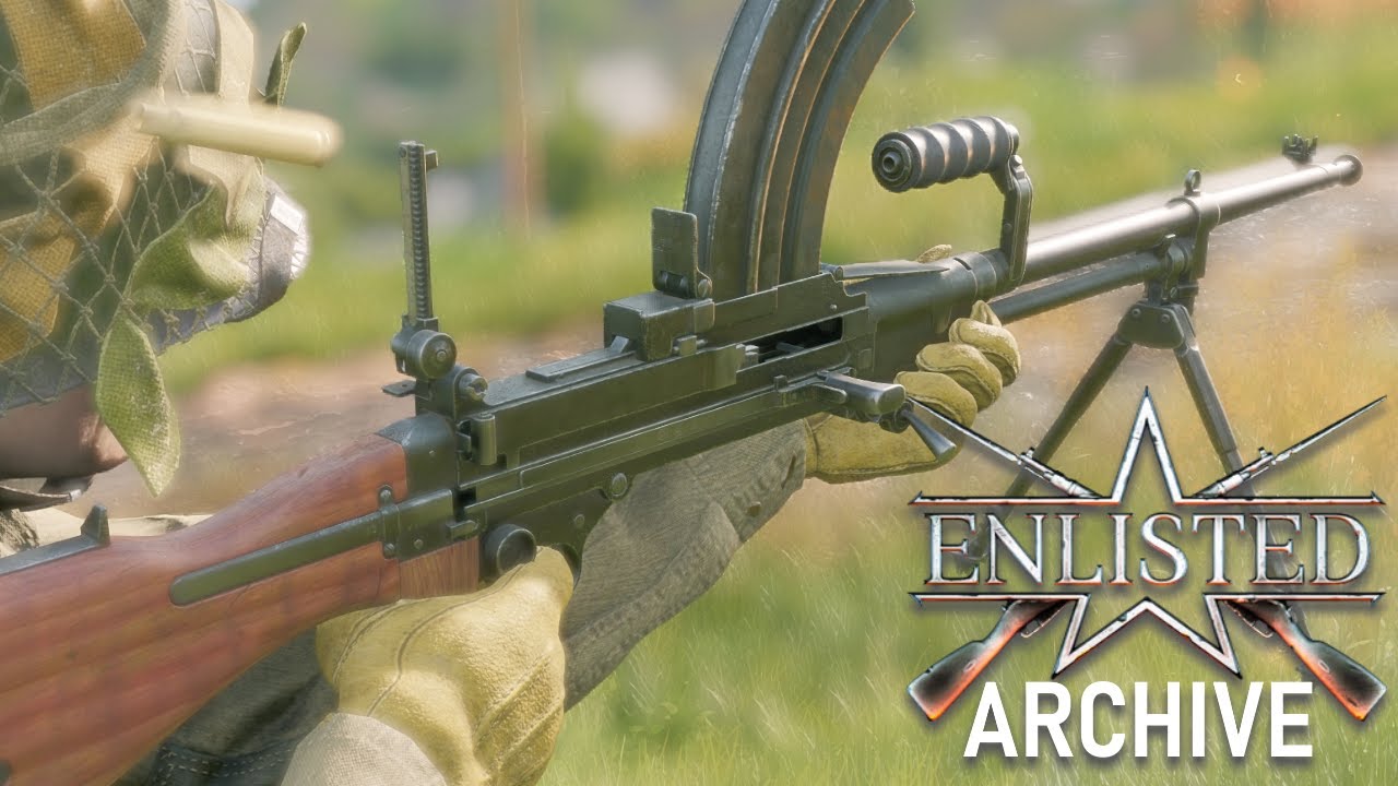 Enlisted Showcase - Vickers-Berthier Mk. 3