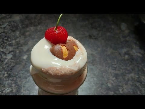 Ice cream chocolate milkshake