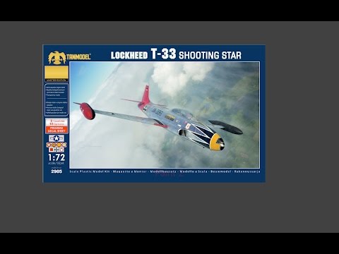 Tanmodel 1/72 T-33 Shooting Star In-box Review