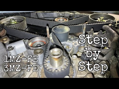 Toyota V6 Timing Belt Replacement Complete Tutorial (3.0L & 3.3L)