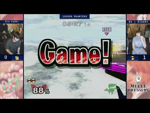 Super Melee Pression #9 - Kid Candi (Fox) vs. 0x | Djagof (C. Falcon) - Losers Quarters