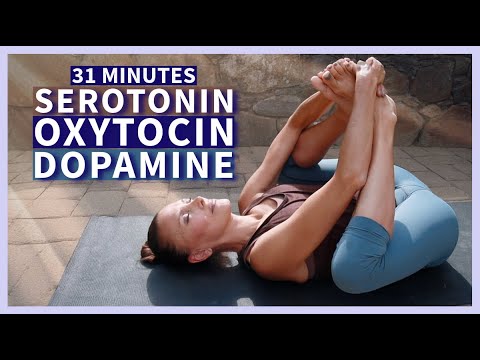 Somatic Yin Yoga to increase your feel-good hormones serotonin, oxytocin, and dopamine l 31 minutes