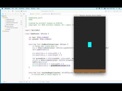 2   SpriteKit Scene Init with size