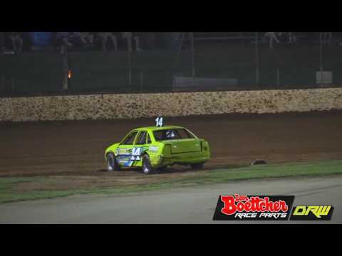Modified Sedans - Heat 5 - IBRP Golden Helmet Series - Kingaroy Speedway - 18.03.2017
