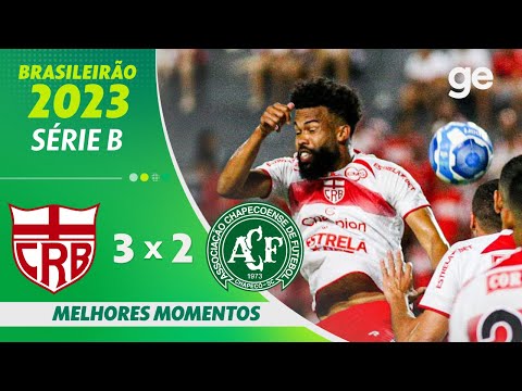 Gols e lances de CRB x Chapecoense