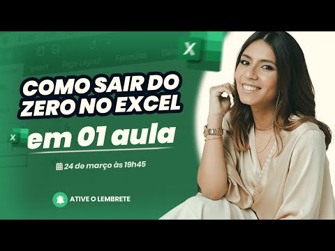 Como SAIR DO ZERO no EXCEL em uma aula 😱