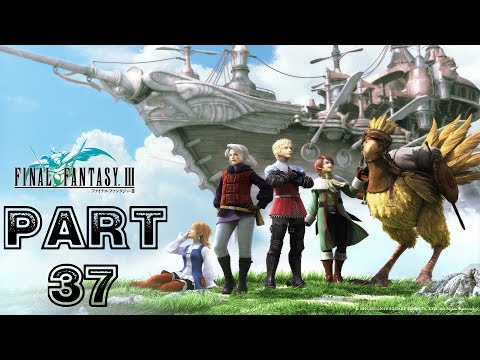 Final Fantasy III HD Remake [Blind] Playthrough part 37 (Final Boss - Cloud of Darkness)