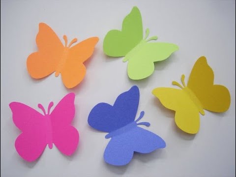HowtoMakePaper | Butterfly | Easypaper butterflies | origami | paper crafts