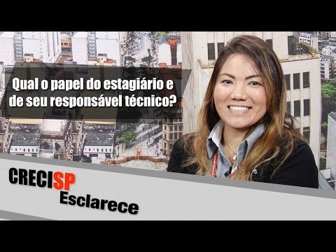 CRECI Esclarece 261 - Qual o papel do estagiário e de seu responsável técnico?