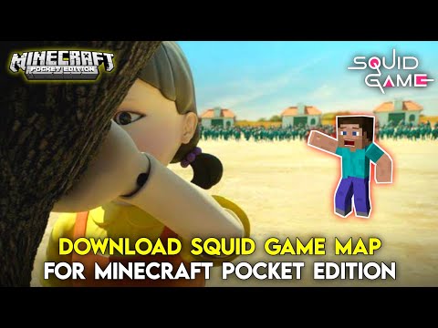 Squid Game Map For Minecraft PE | Red Light Green Light Game Map | MCPE | 1.17+