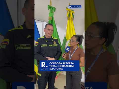 Córdoba reporta total normalidad electoral