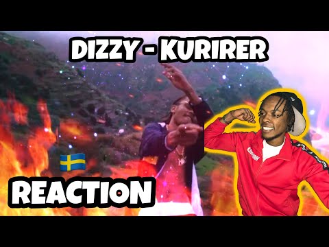 AMERICAN REACTS TO SWEDISH RAP! DIZZY - KURIRER (OFFICIAL MUSIC VIDEO)