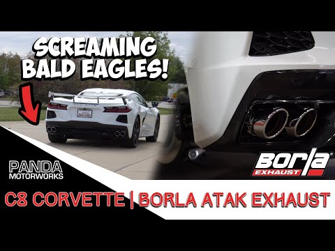 "Borla ATAK Cat-Back Exhaust for the C8 Corvette!"