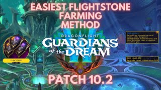 Fastest way to farm flightstones in World of Warcraft Dragonflight 10.2