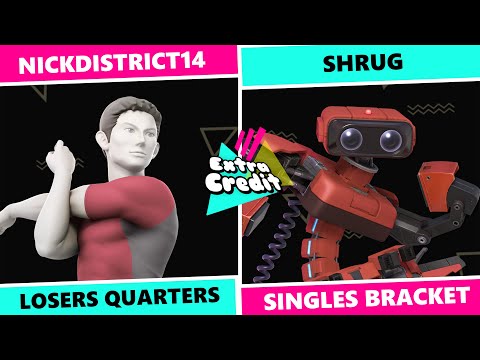 Extra Credit #28: Losers Quarters - NickDistrict14 (Steve, Wii Fit Trainer) Vs ShrUg (R.O.B.) SSBU S