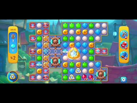 Fishdom 9414 Hard Level - NO 💣🧨💥