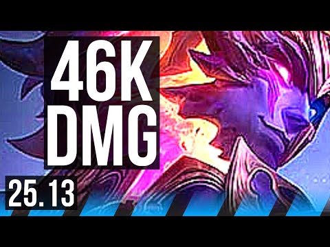SYLAS vs ZED (MID) | 10 solo kills, 46k DMG, Legendary | NA Master | 25.13