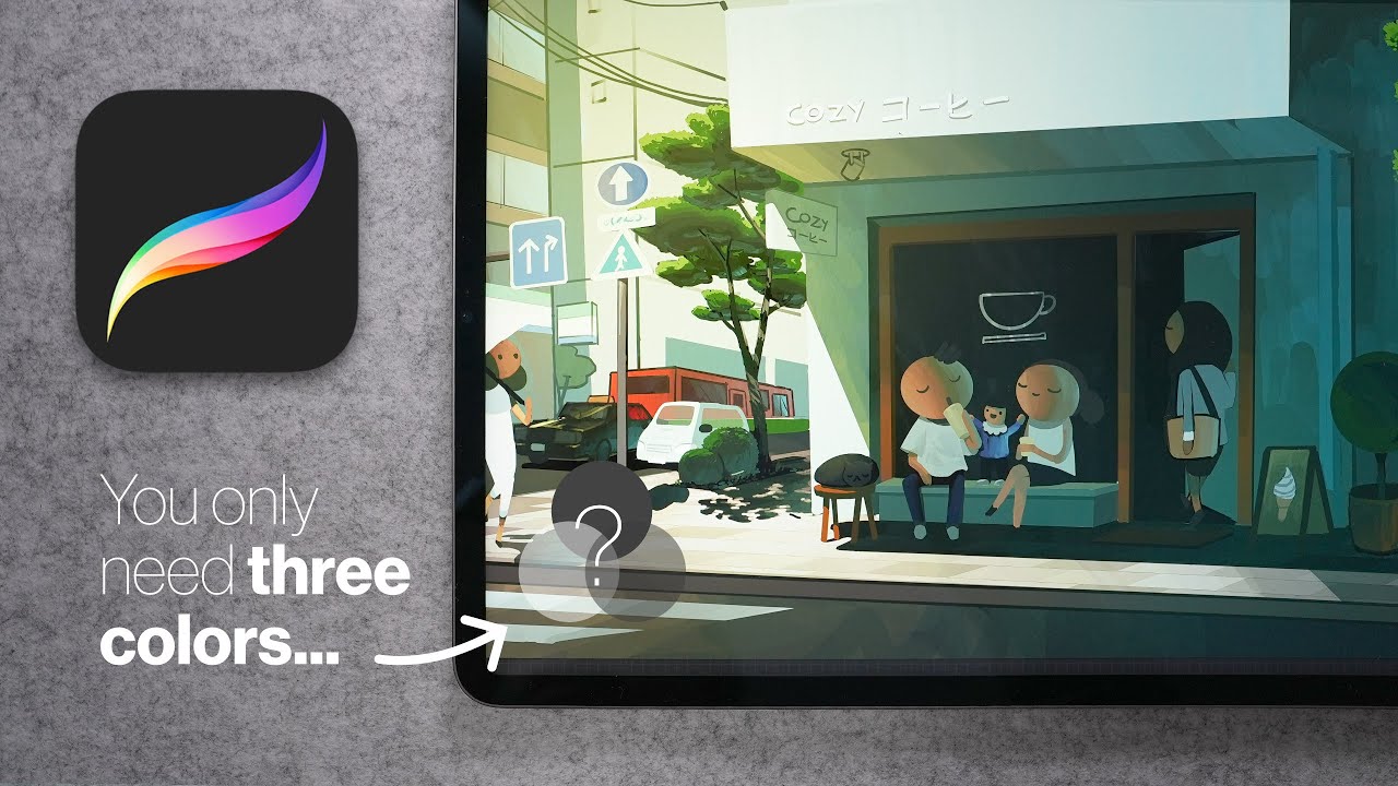 The secret to painting color and light... [Procreate Tutorial for Beginners]