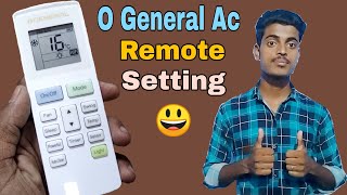 How to use O General Ac remote control | O General Ac remote full function | O General AC remote ||