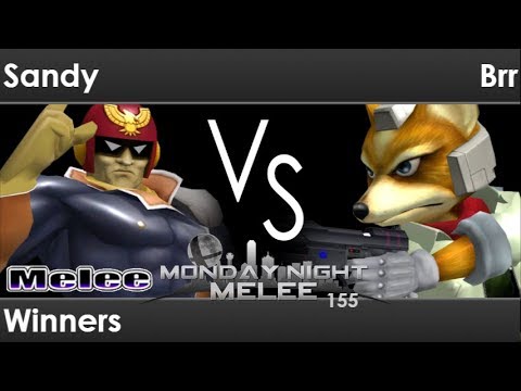MNM 155 - Sandy (C Falcon) vs Brr (Fox) Winners - Melee