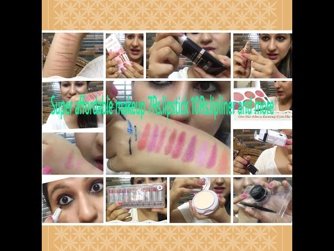Super Affordable Indian makeup products haul/ Budget friendly makeup products in India Video