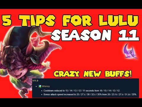 5 Tips Every Lulu Needs To Know! League of Legends Lulu Guide Season 11 Post Buffs!