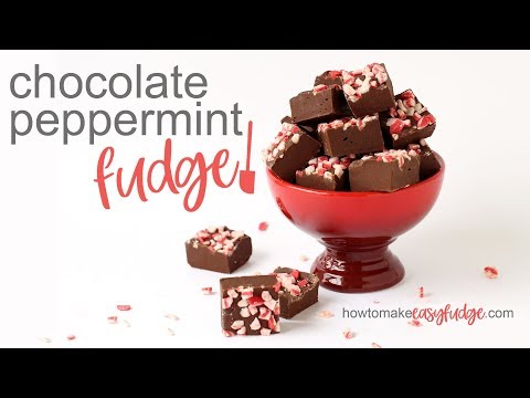 Chocolate Peppermint Fudge Recipe